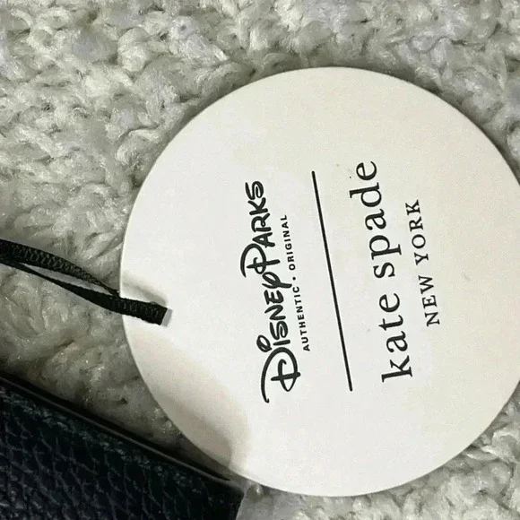 KATE SPADE DISNEY PARKS MINNIE MOUSE LEATHER WALLET CROSSBODY BAG NWT - Picture 3 of 13